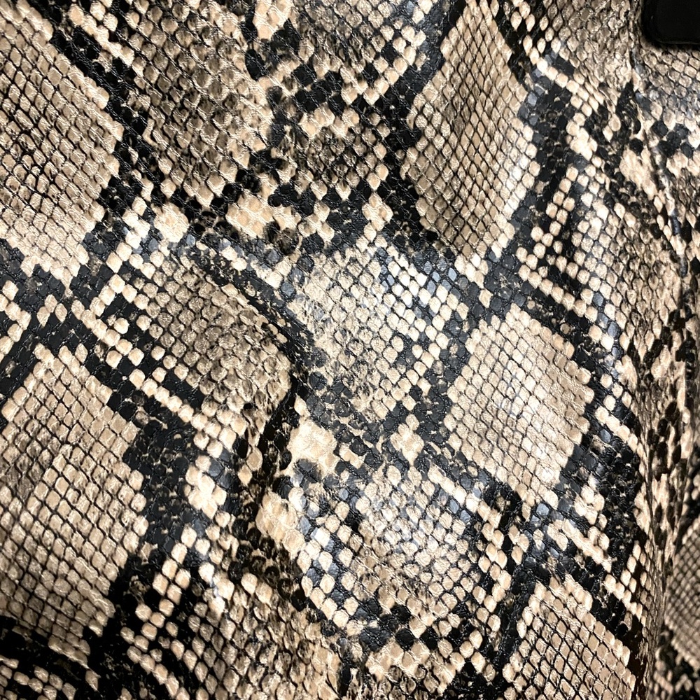 Zara python mini skirt